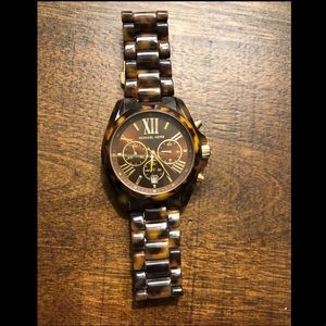 michael kors tortoiseshell watch